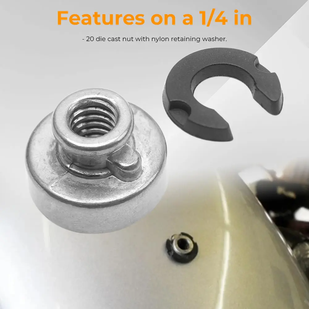 2PCS/5PCS NEW Motorcycle Rear Fender Seat Nut Kit For Harley Sportster Street Bob Softail Mount Nut Bolt Easy Grip Quick Release