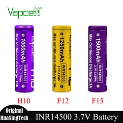 Original Vapcell INR 14500 Battery K10 H10 F12 F15 P1422A Rechargeable Lithium Batteries for Power Tool Toy Consumer Electronics
