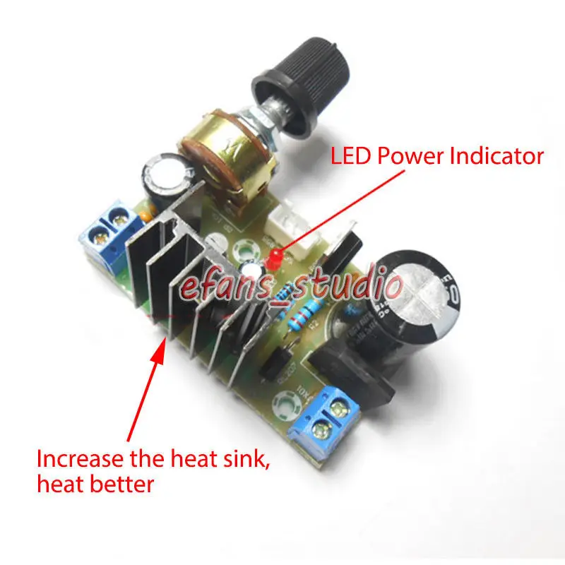LM317 Adjustable Power Supply AC/DC to 5V 12V 24V Continuous Adjustable DC Power Supply DIY Teaching Training Parts