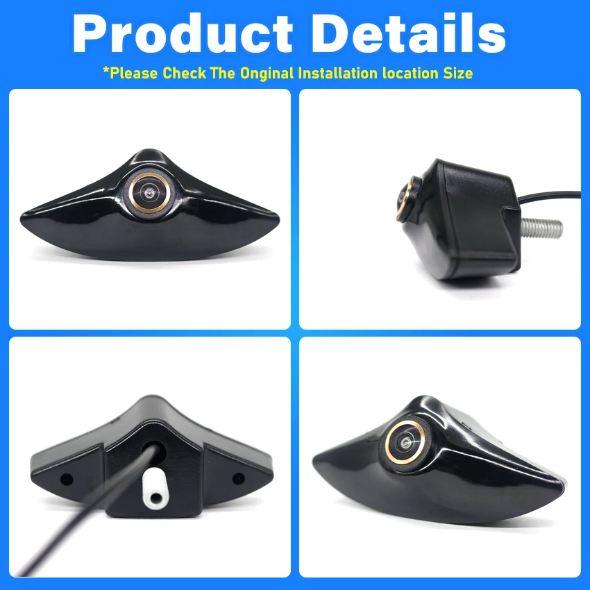 CCD AHD 1080P Forward Mount Front View Fisheye Logo Camera For Mazda 2 3 5 6 8 CX-7 CX-9 CX-5 CX5 CX7 CX9 MPV R8 Accessories
