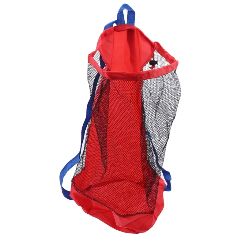 Portable Beach Bag Foldable Mesh Swimming Bag for Children Beach Toys Basket Storage Bag Kids Outdoor Children Swimming Dry Sack