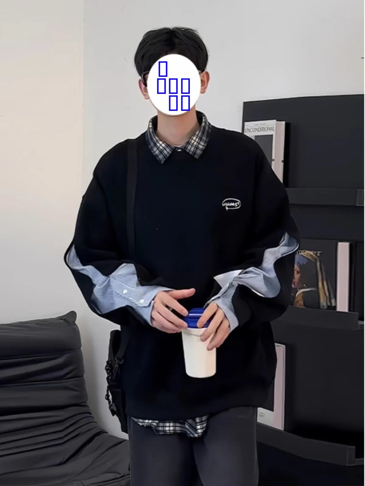 

Американский свитшот из плотной ткани для мужчин: осенне-зимняя молодежная верхняя одежда от модного бренда с ощущением премиум-класса