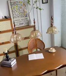 Restaurant lights,French antique style, vintage bar counter, dining table,Pendant light, high-end American lighting fixtures