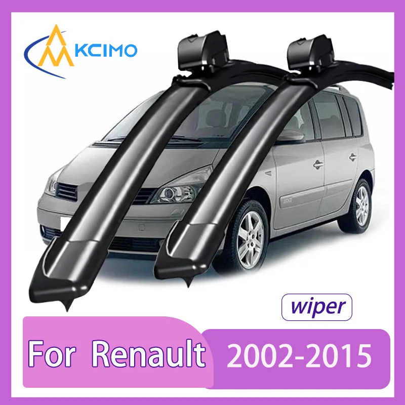 

Silent Beam Wiper Blades For Renault Espace IV J81 2002-2015 Noise-Free Windshield Wipers High-Performance Rain Brush