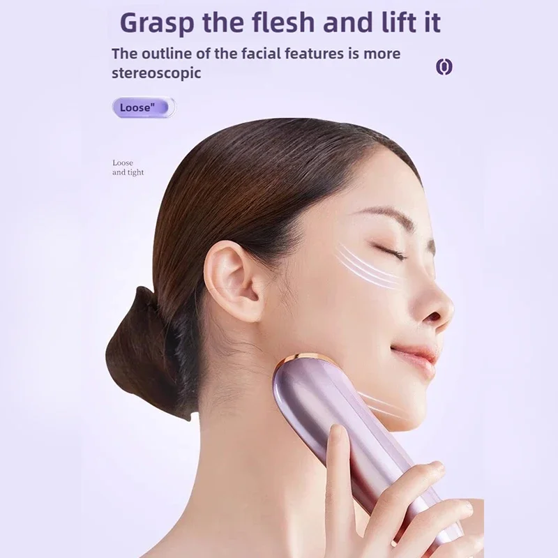 Porta EMS Fa EMS Face Lift Skin Tightening Machine 6 in 1 LED Facial Neck Firming Massager Face Firming Slimming Skin Care Tools