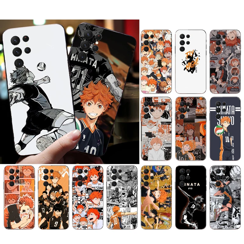 Hinata Haikyuu Volleyball Phone Case For S24 S23 S22 S21 S20 Ultra S20 S22 S21 S23 S20 FE S24 Plus