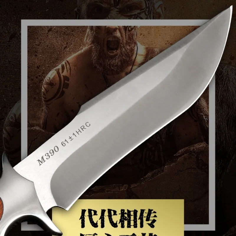 Cuchillo de combate táctico M390 de alta dureza, herramienta de supervivencia de caza militar, Camping al aire libre, autodefensa EDC, regalo de