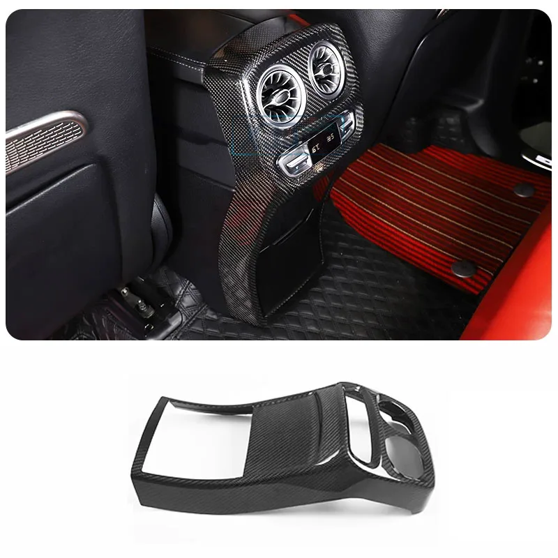 Fit for Mercedes Benz G Class W464 G63 G350 G500 Carbon Fiber ABS Rear Air Outlet Vent Protective Cover Frame Trim 2019-2025