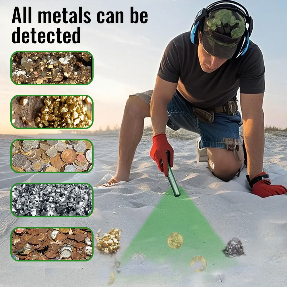 ใหม่ Pro GP-Pointer เครื่องตรวจจับโลหะแบบใช้มือถือ w/IP66 กันน้ําและ LED-สร้อยข้อมือสําหรับ Treasure Hunting & การสํารวจกลางแจ้ง