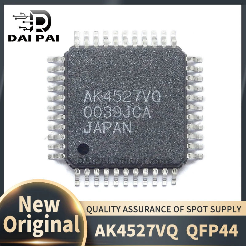 (5Pcs-10Pcs/Lot) 100% New original AK4527VQ AK4527 QFP-44 High-performance multi-channel audio codec Chipset