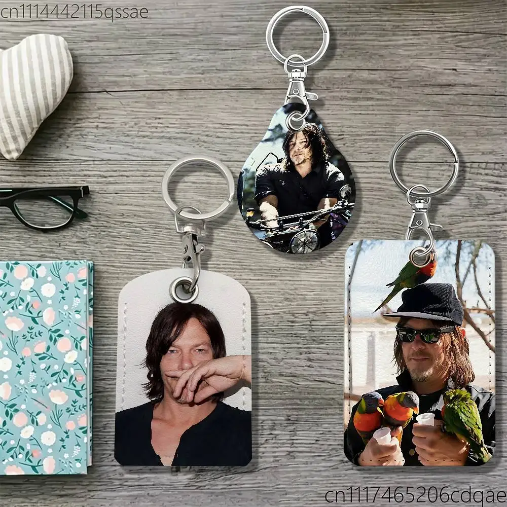 Norman Reedus W-Walking D-Dead Protective Case For Apple AirTag/Access Card Holder/Pet Anti-Loss Tracking Device