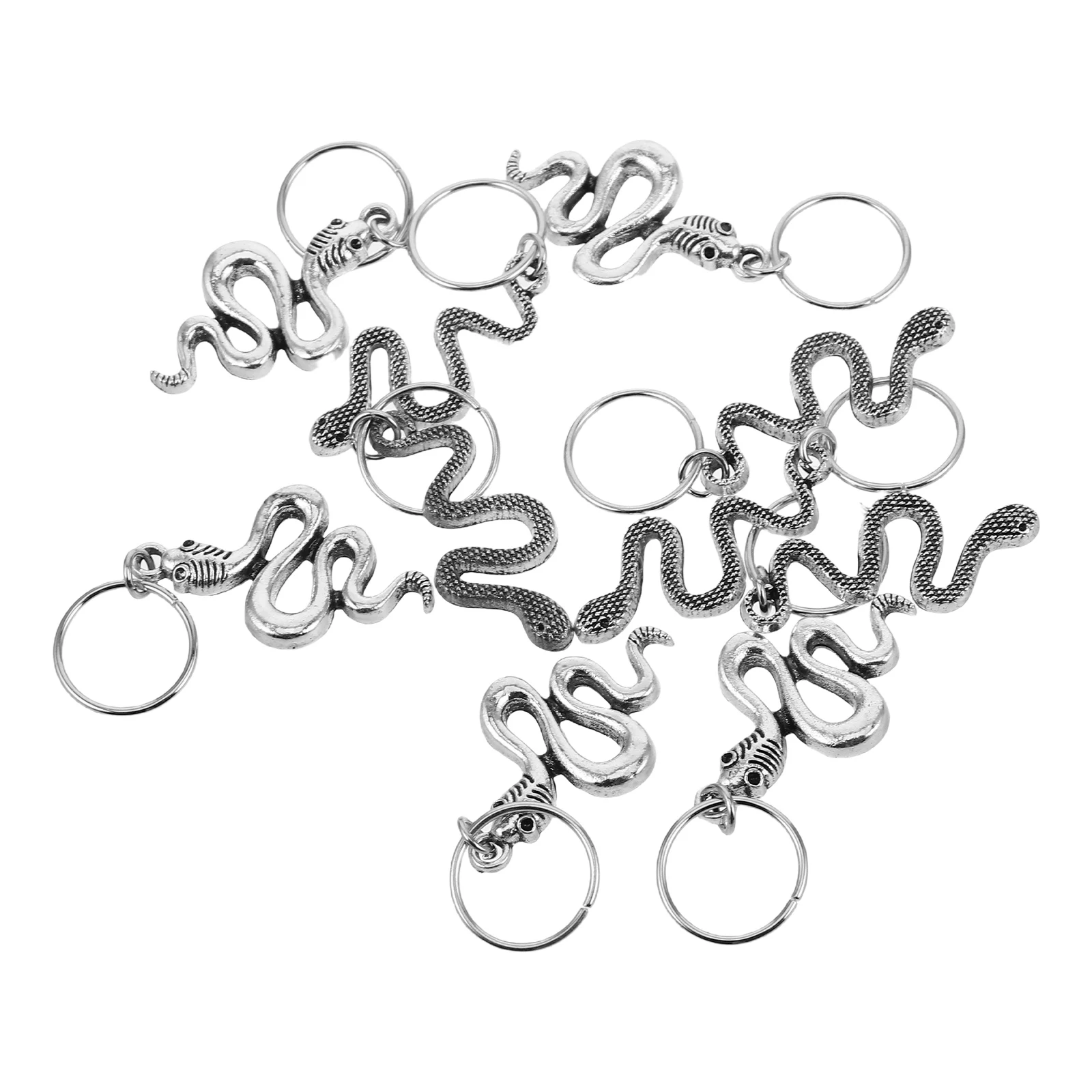 

10 Pcs Dreadlocks Pendant African Charms for Hair Hairpin Braid Accessories Zinc Alloy Clips