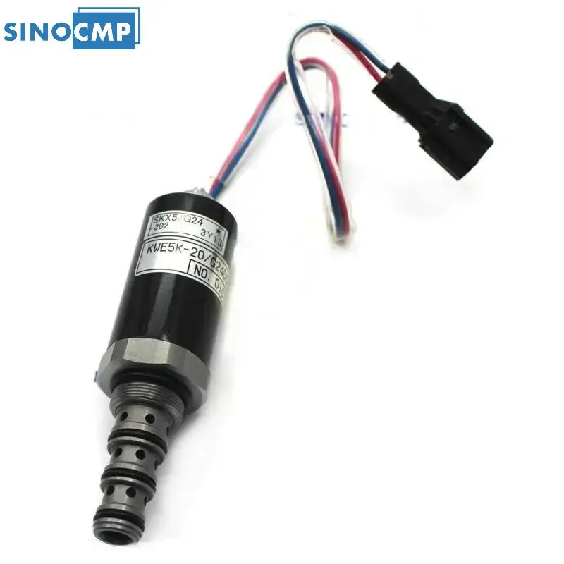 SINOCMP Hydraulic Pump Solenoid Valve KWE5K-20/G24D04 SKX5/G24-202 SKX5/G24202 Aftermarket Parts With 3 Months Warranty