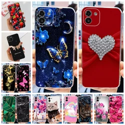 For Samsung A03 Case A035F Shockproof Soft Silicone Butterfly Phone Cover For Samsung Galaxy A03 Case A 03 Bumper Coque 6.5 inch