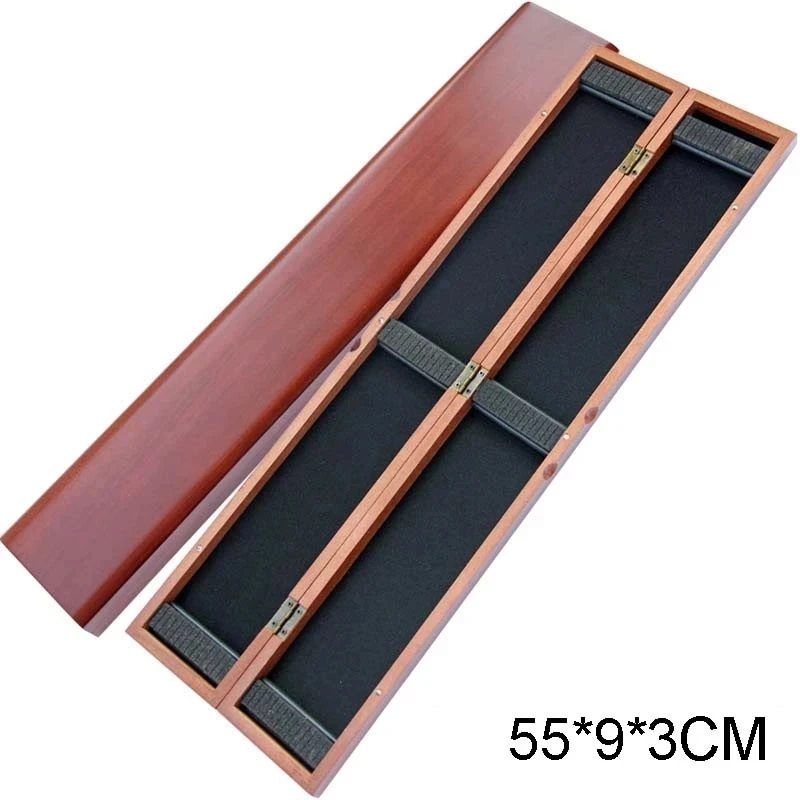 55*9*3cm camadas duplas caixa de equipamento de pesca de madeira pintada caixa de armazenamento para balsa flutuadores de pesca carpa equipamento de pesca acessório a623