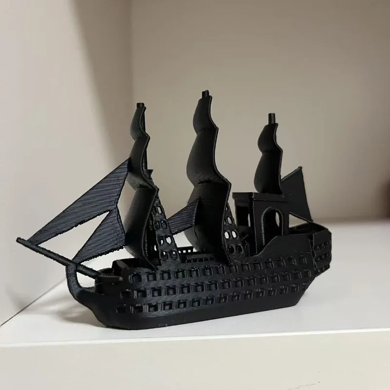3D Printed Exquisite Pirate Ship Adventure Model,for Fans and Collectors Inspired by Pirates Caribbean,Room Decor,Pirates Vessel