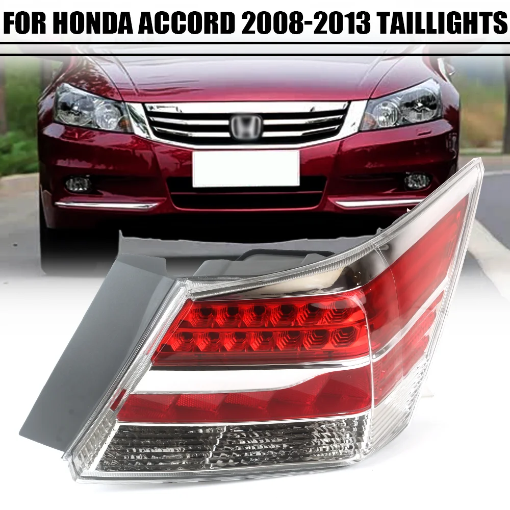 

Для HONDA ACCORD 2008-2013: Комплект светодиодных задних фонарей (левый/правый) с функциями стоп-сигнала и ДХО, автозапчасти (подходит для седана/купе)