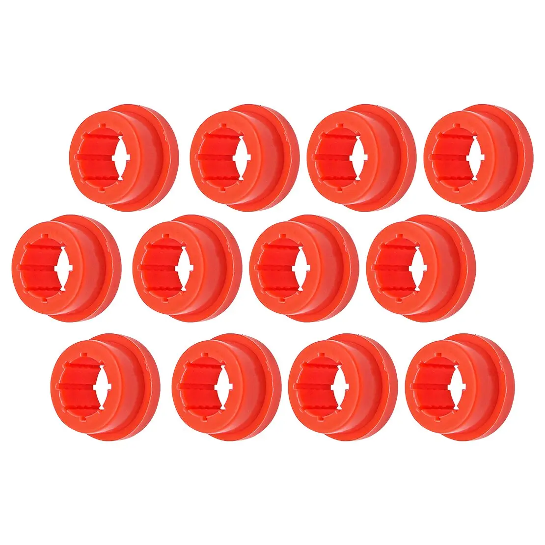 916-05-0095 12Pcs Red Car Lower Control Arm Bushing LCA Rear Camber Kit Plastic fit for Honda Civic Integra Acura RSX DC5
