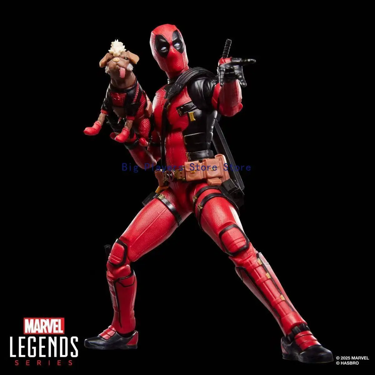 

Hasbro MARVEL ML 6-inch Movable Deadpool Wolverine Dog Suit Movie Version