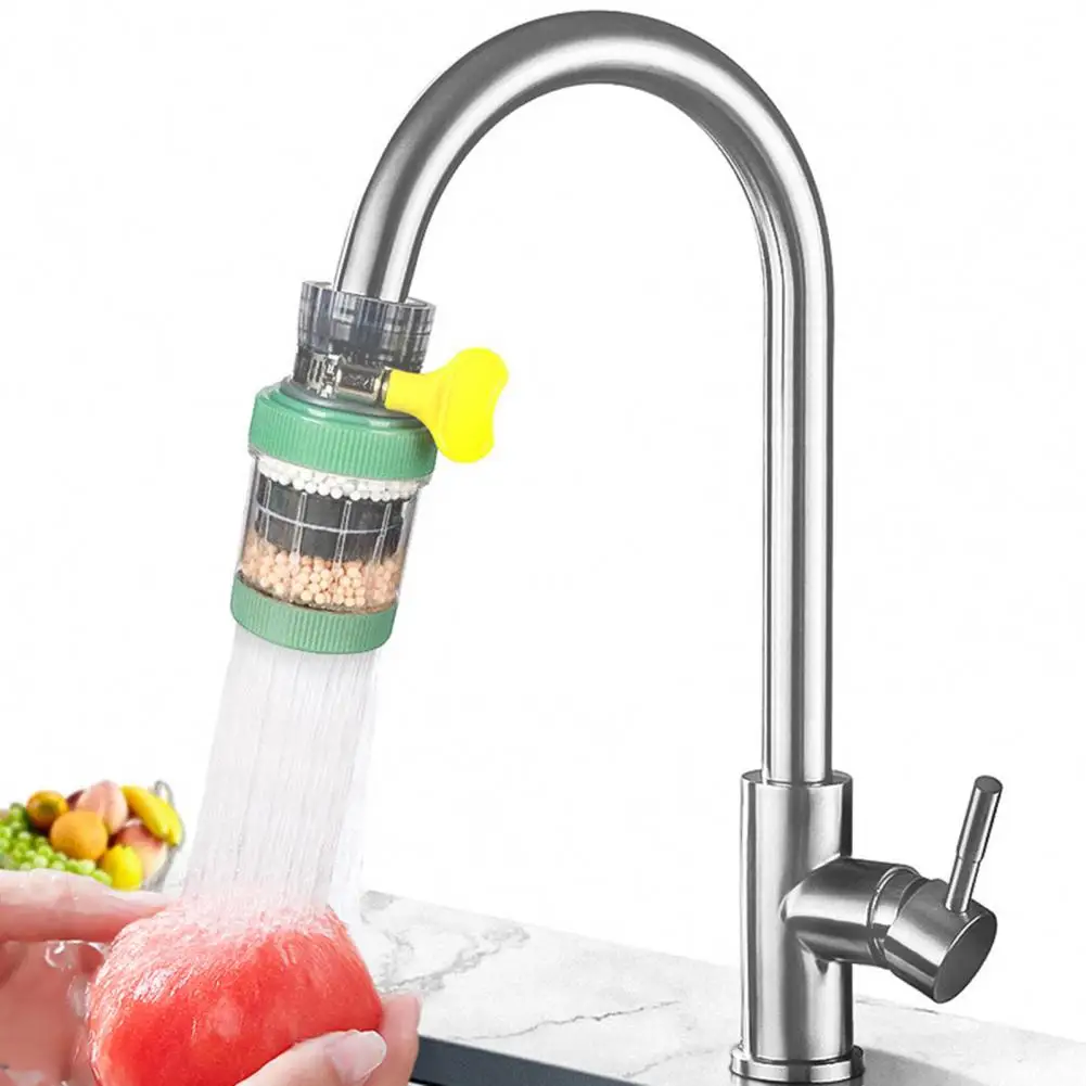 Tap Filter Long Lasting Detachable Compact Household Kitchen Sink Hot Cold Water Tap Purifier Faucet Colander Water-saving