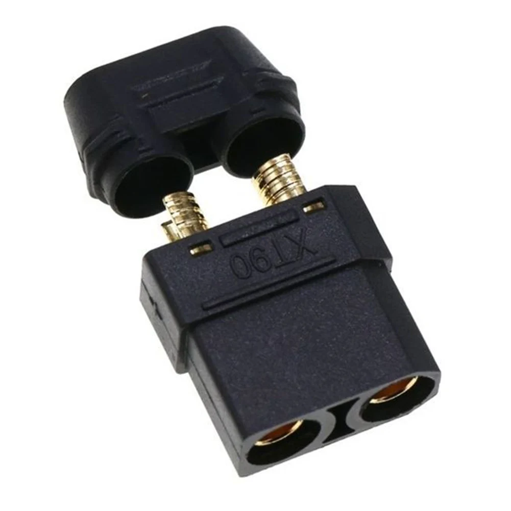 Electronic Connector Yellow black Gold Plated Connector 0.30m Contact Resistance 90A Continuous Current PA Insulation Material