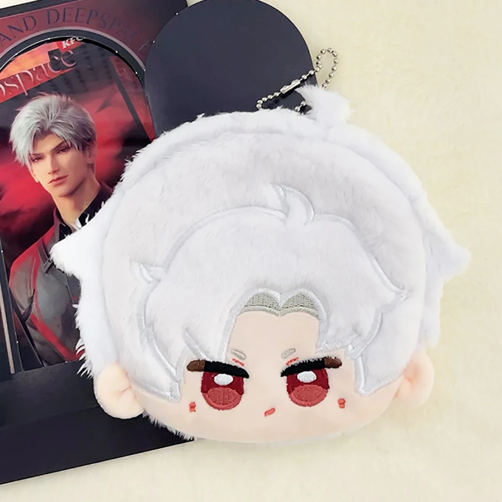 Love And Deepspace Münzgeldbörse, 12 cm, Plüsch-Schlüsselanhänger, Kartentasche, Peripherie, niedlicher Taschenanhänger, Handtaschendekoration, Sammlung für Erwachsene, Geschenke