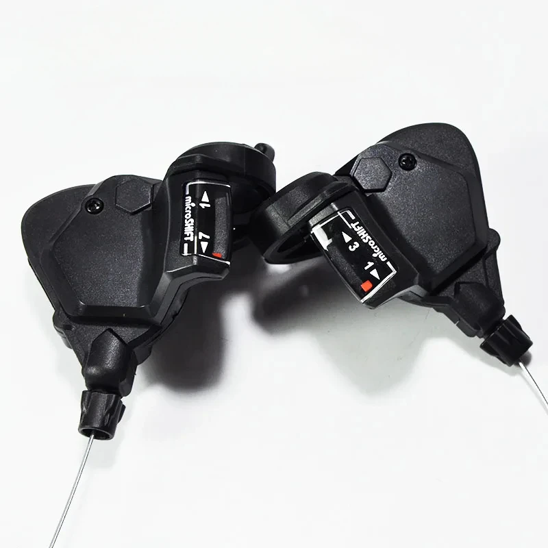 

microSHIFT TS38-7 переключатель для большого пальца 3x7/8/9 скоростей MTB велосипедный переключатель передач, совместимый с 7-скоростным Shimano SRAM