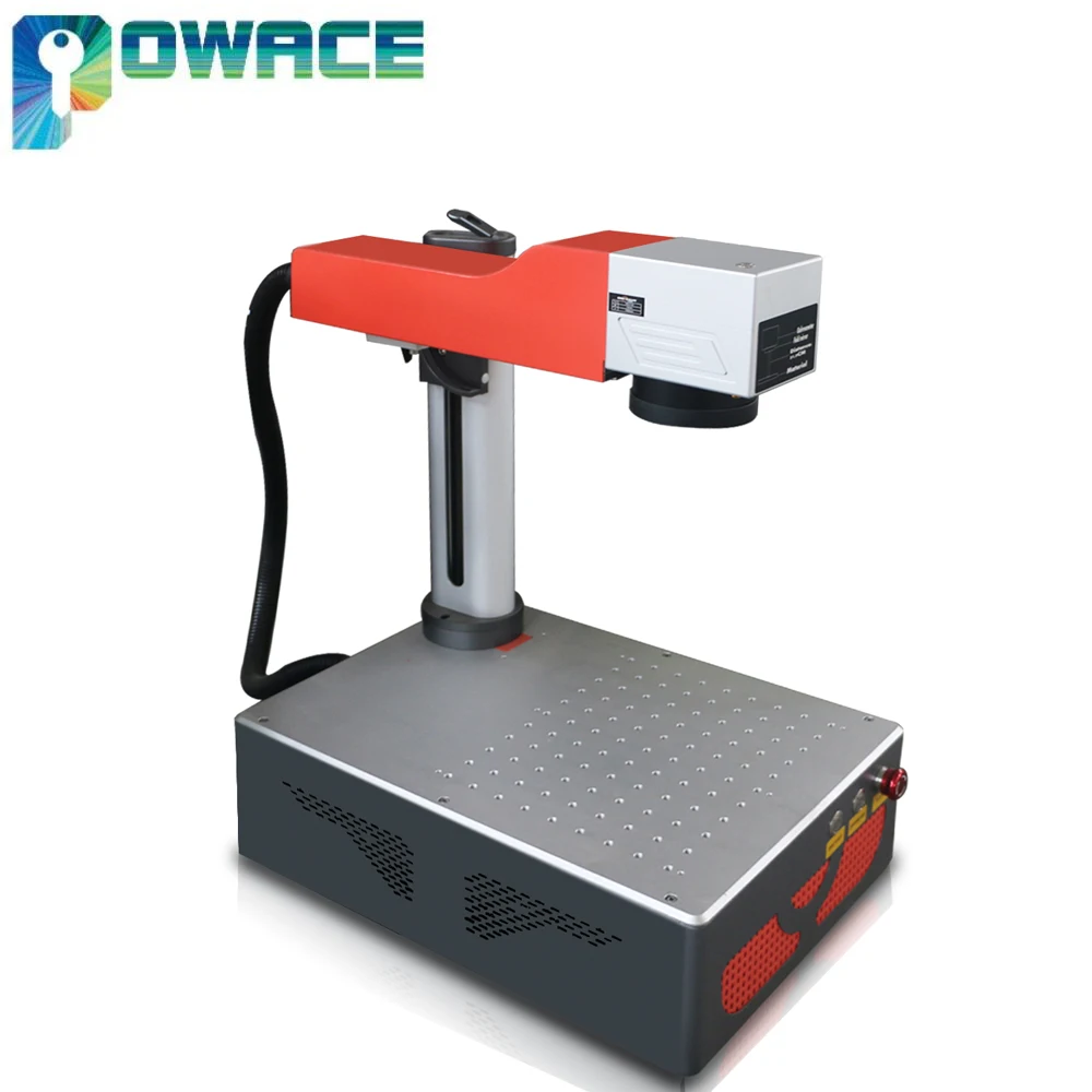 Integrated JPT MAX Raycus 20W 30W 50W 60W Fiber Laser Marking Machine For Metal Steel Jewelry Engraving Cutting