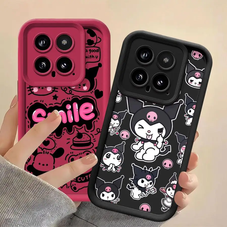 Чехол для Xiaomi Redmi Note 11 10 13 Pro Plus 9S 12 12S 9 12C 10C 11 Lite Poco X3 NFC Силиконовый чехол для телефона Популярный Kuromi Funda