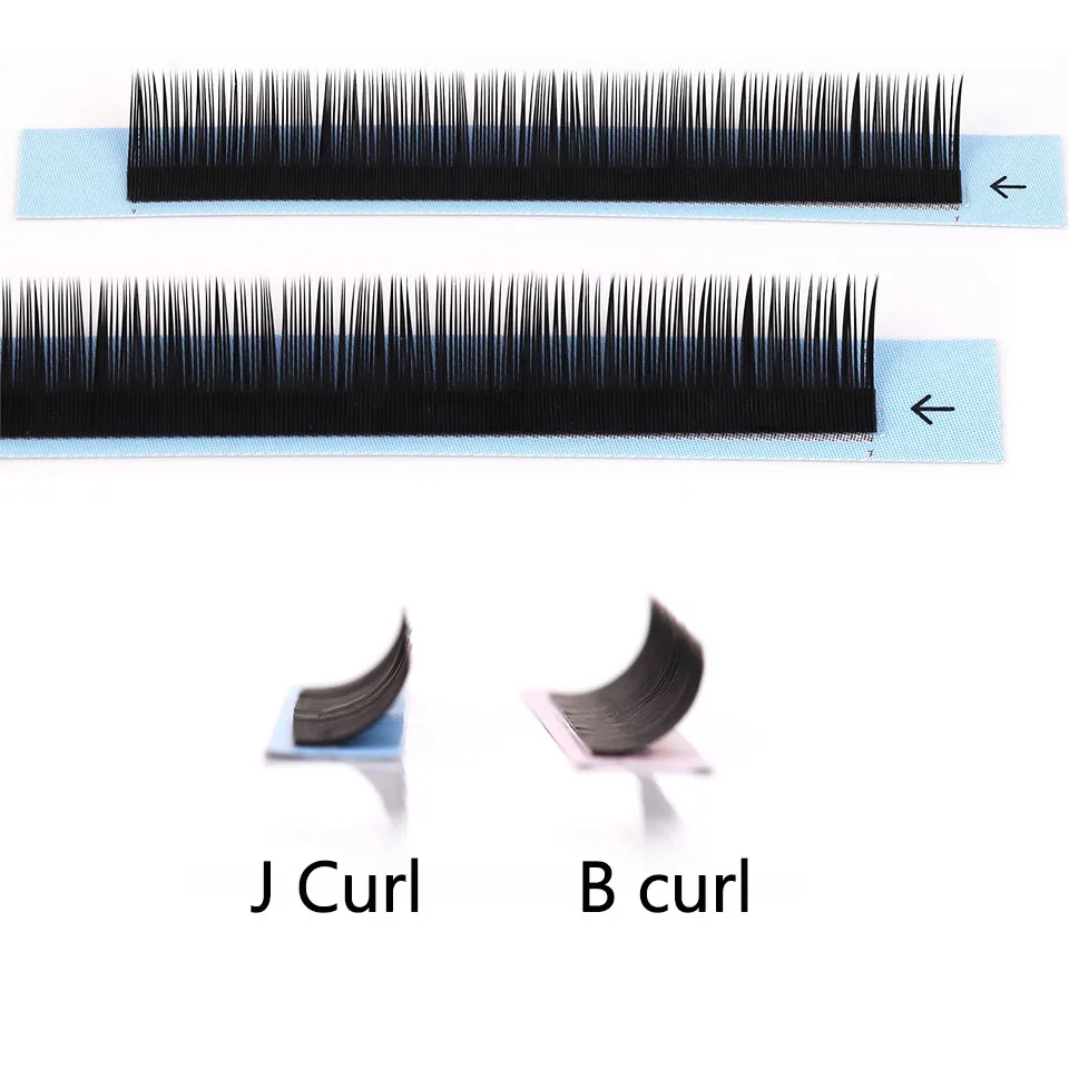 AGUUD 5 Cases Individual Eyelashes J B C D Curl Wholesale Cashmere Matte Black Eyelash Extensions Fluffy Russian Volume Cilios