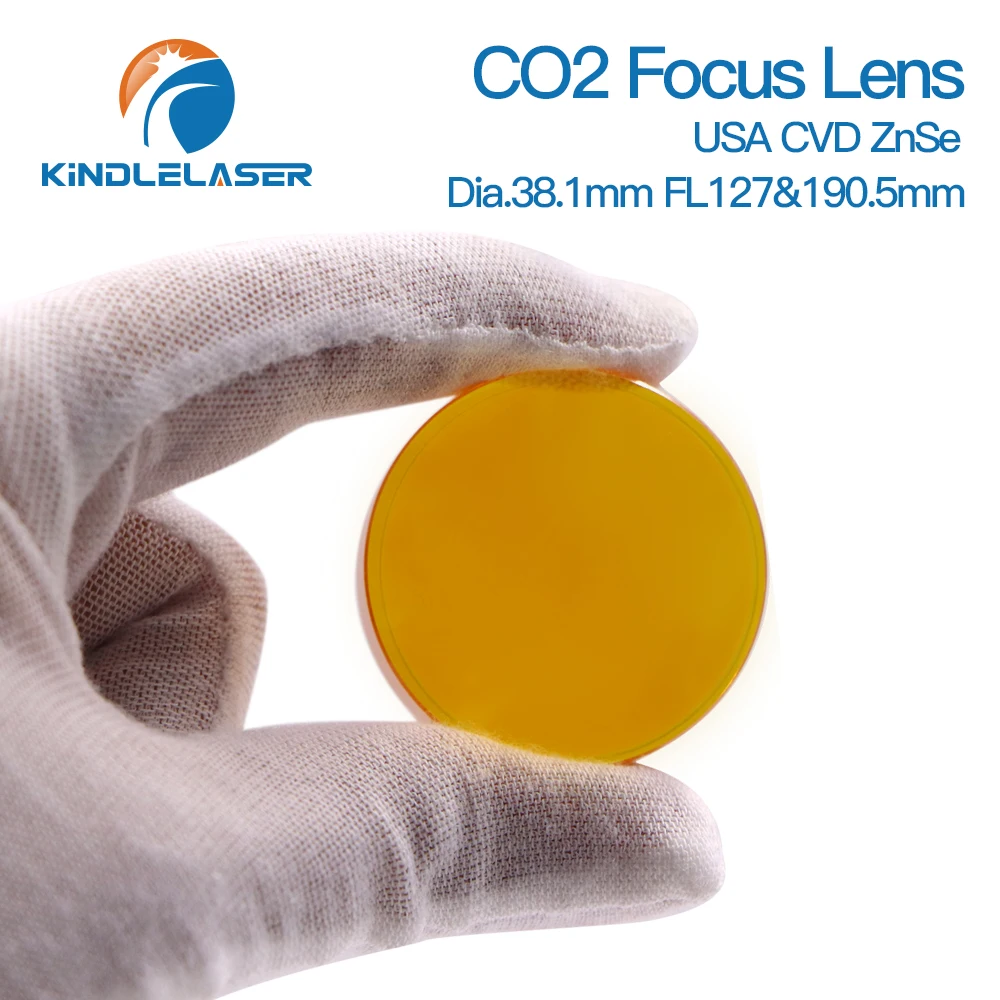 CVD ZnSe Focus Lens Dia. 38.1mm FL 127 190.5mm 5