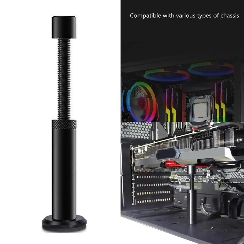 

Graphics Card GPU Bracket Graphics Card Holder for Adjust Height Support Magnetic Base Support Graphics Card Stabilizers