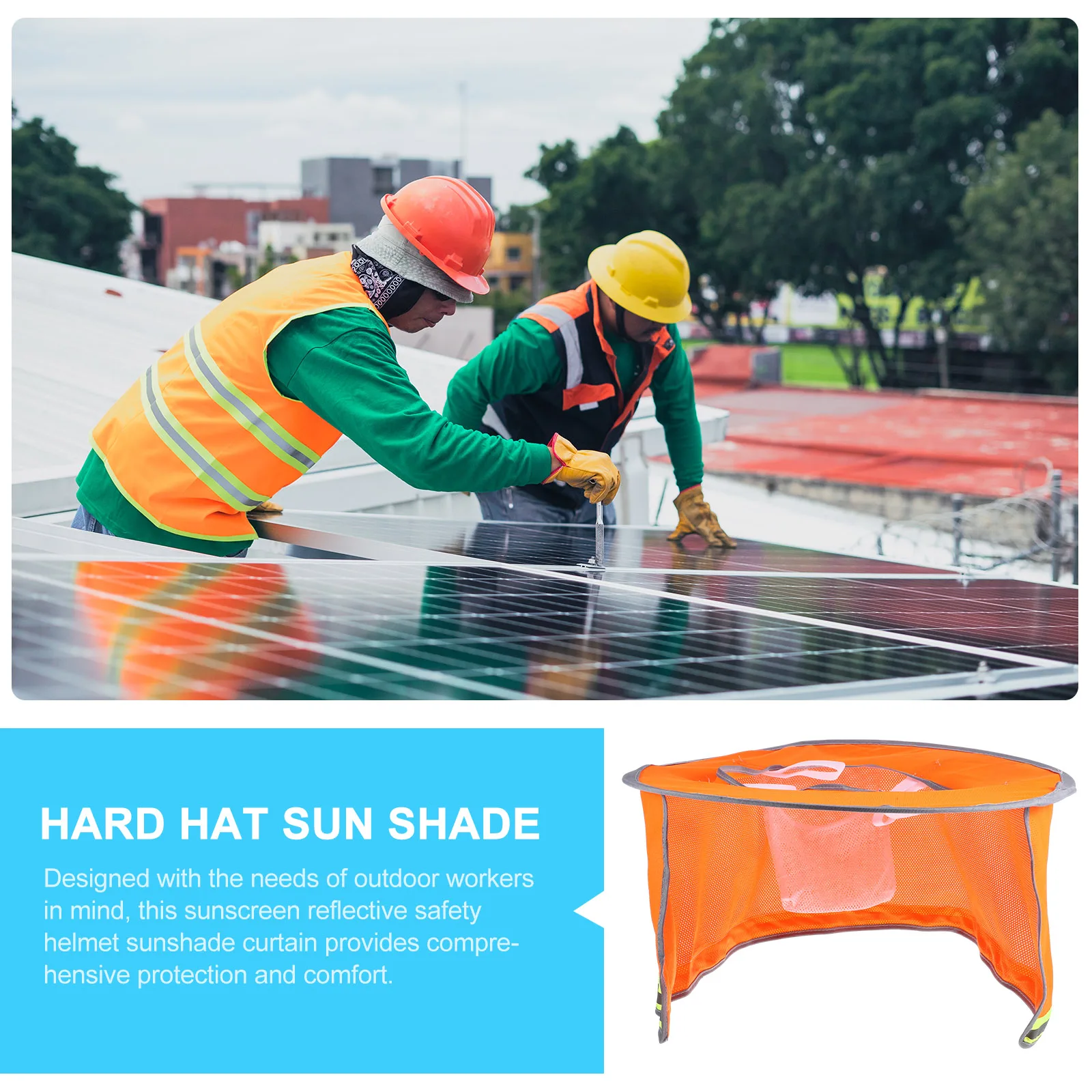 

Sun Visor Hard Hat Shade Safety for Protection Sunproof Brim Shield Cooling Cap