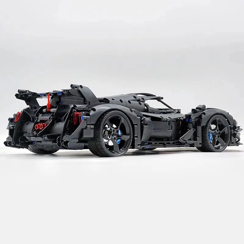 MOC Technical Super dehors Car 0010B, 1:8 Hypercar Model importer décennie ks, Brick Dos Puzzle Toy, Christmas Gift for Kids, New