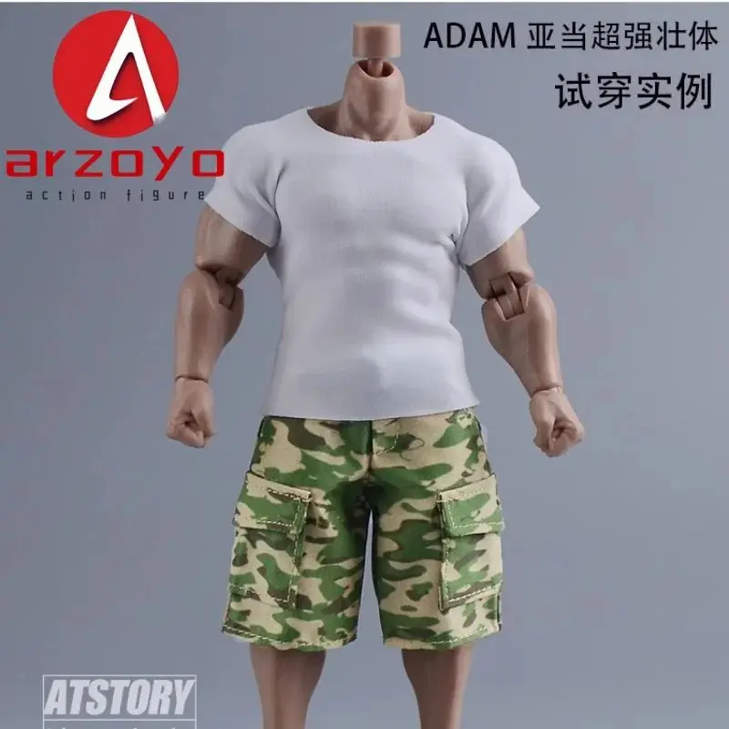 1/12 Scale Tight T-shirt Fitness Clothes Model for 6 '' Romankey USM003 AD01 NT-03 Super Strong Male Soldiers Action Figure