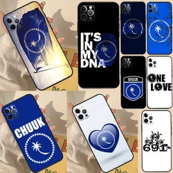 Chuuk Chuukese Pride 691 Case For iPhone 11 12 13 14 15 16 Pro Max Cover For iPhone 13 12 Mini XR X XS Max Plus