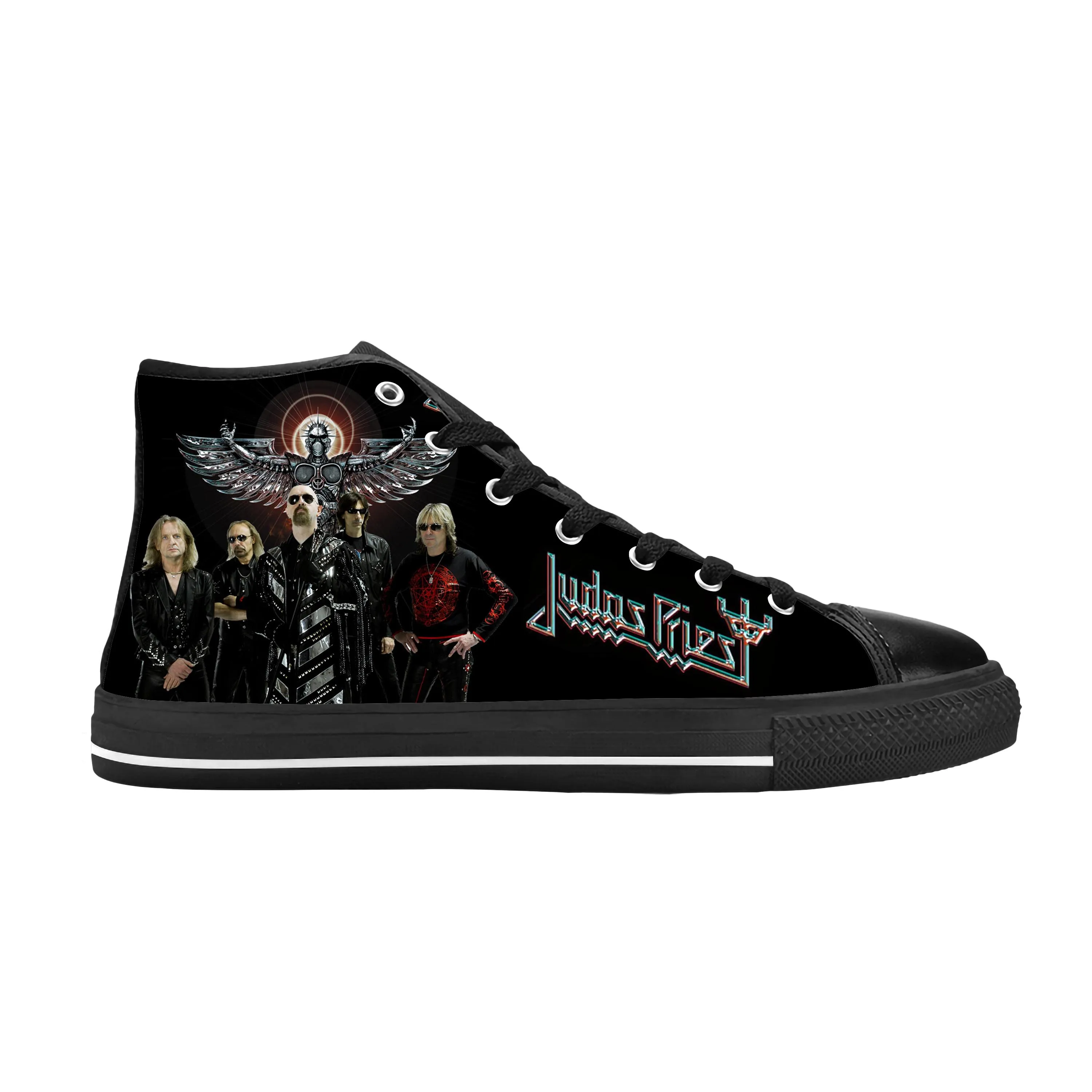 Judas Priest Eagle Rock N Roll Band Music Singer Casual Cloth Shoes High Top Comfortable Breathable 3D Print Men Women Sneakers