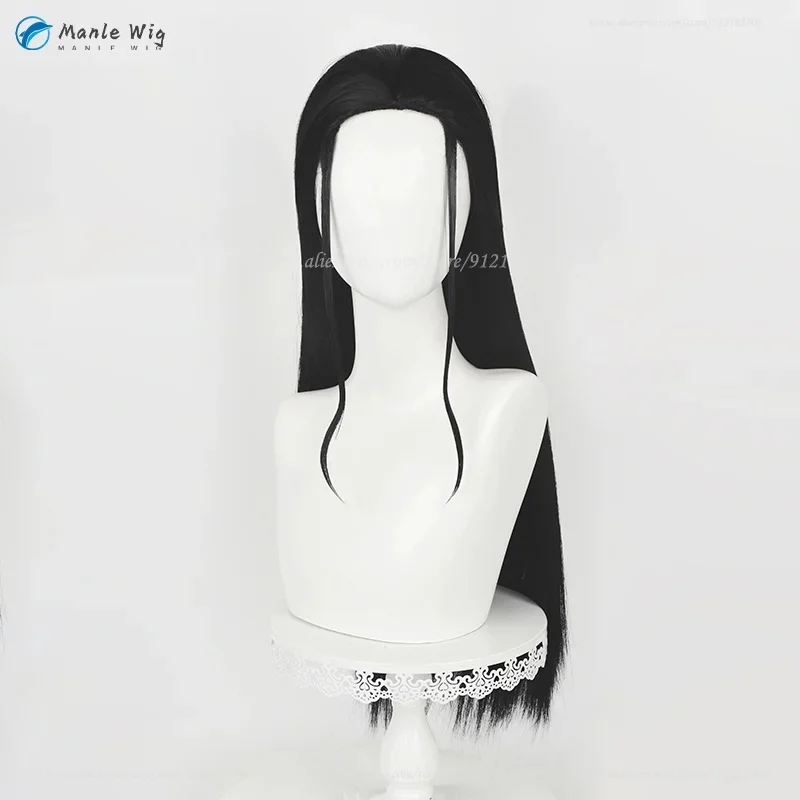 x;3,f6'b7\g, Nico Robin Wig 65cm Long Black Cosplay Anime Wigs Heat Resistant Synthetic Hair Miss Allsu5;h7'b8\f,4/ view 3
