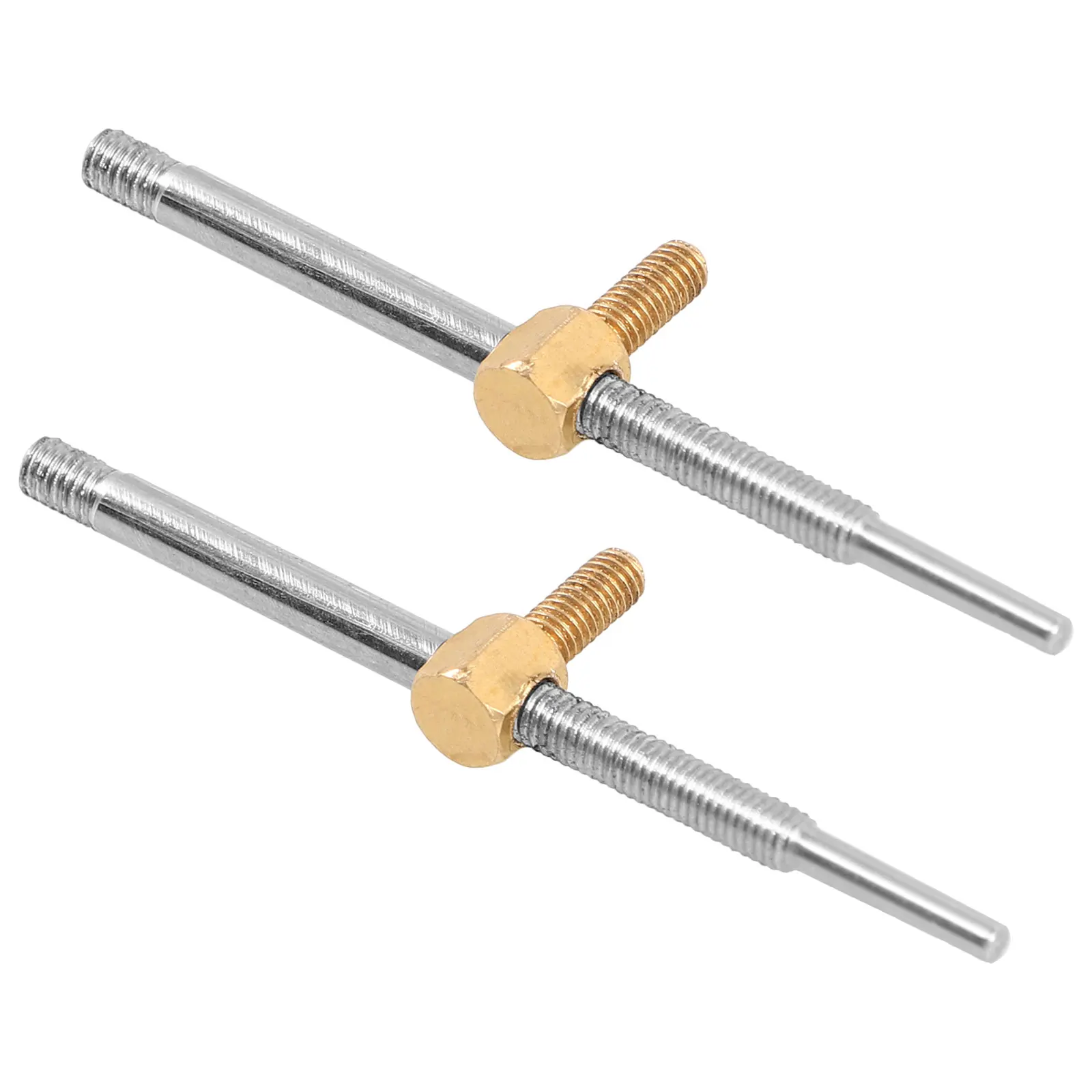 

2 Pcs Violin Bow Frog Screw Metal Instrument Parts Accessories Replacement Tool for Student Professional Viola String