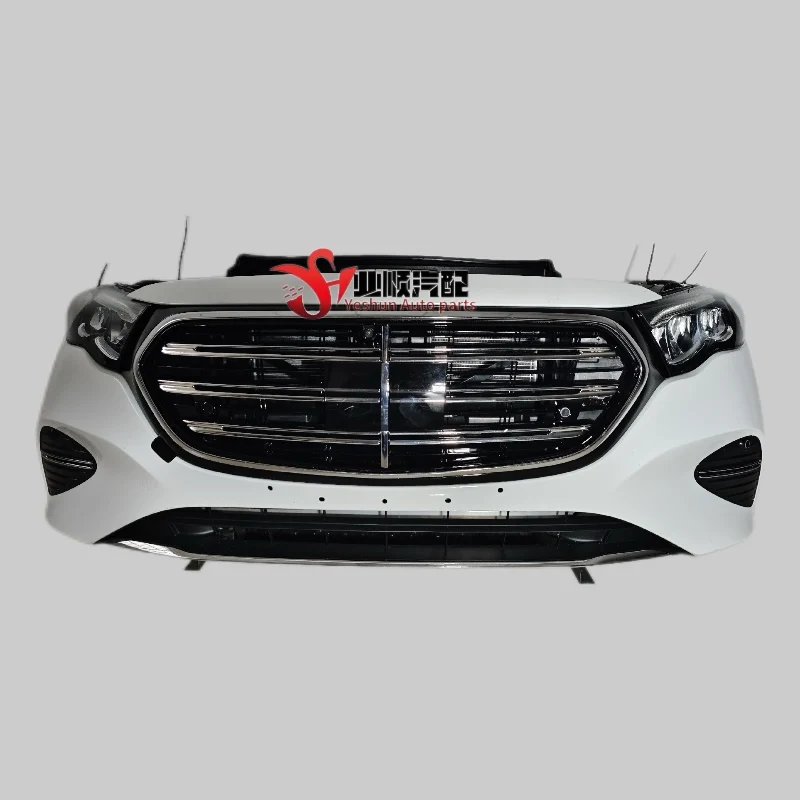 Original Accessories E-Class W214 Bumper Body Kit Headlights Radiator Bumper with Grille for 3