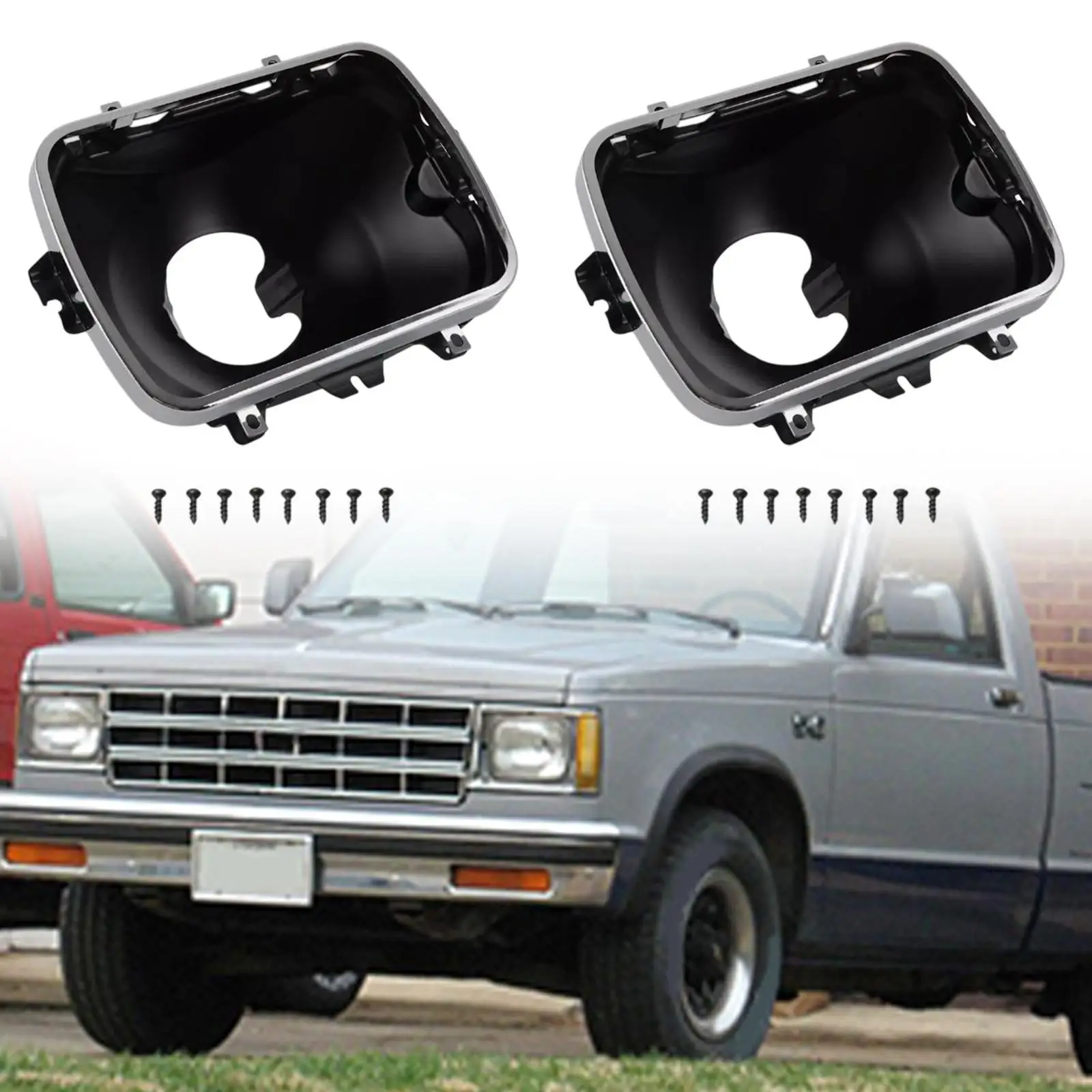 2x Headlight Mounting Bucket Kit 42437 Professional Accessories for GMC