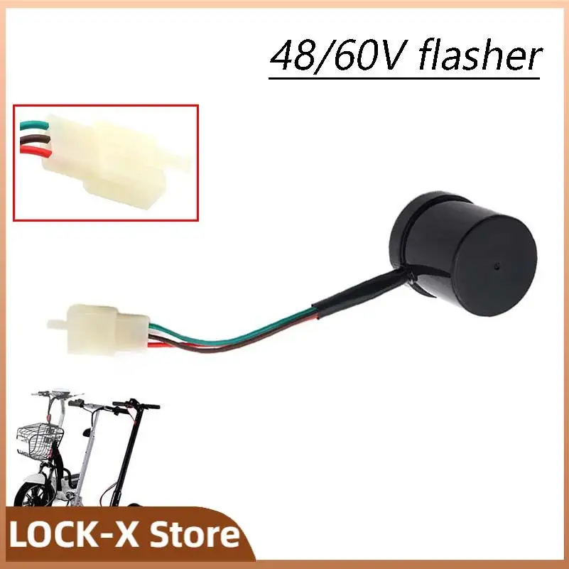 Suitable for electric two wheeler electric three wheeler flash relay accessories 48V 60V flash relay