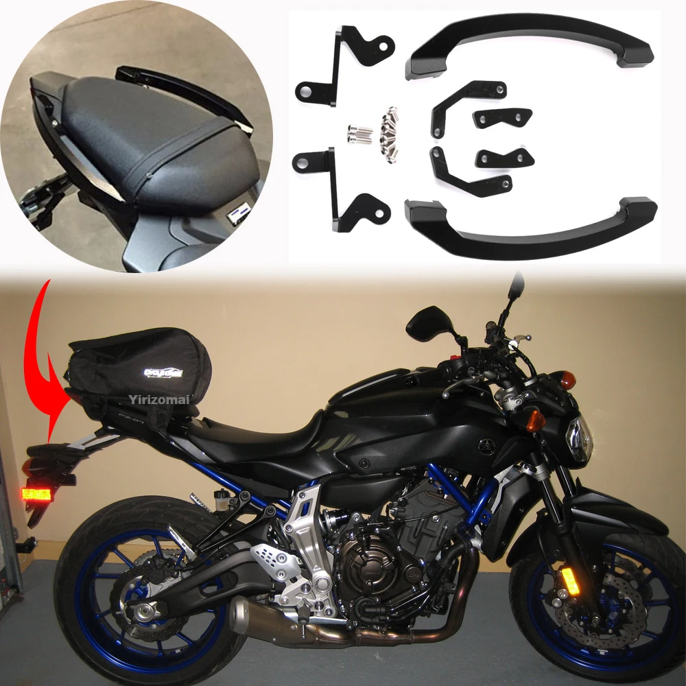 

For Yamaha MT-07 FZ07 FZ 07 2014 2015 2016 2017 Motorcycle Accessories Rear Rear Seat Passenger Seat Hand Handle Grab Bar