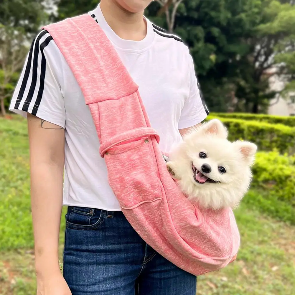 Pet Carrier for Small Dogs Cats Crossbody Pet Carrier for Bichon Frise Crossbody Cat Carrier Sling Portable Pet Carrying Bag
