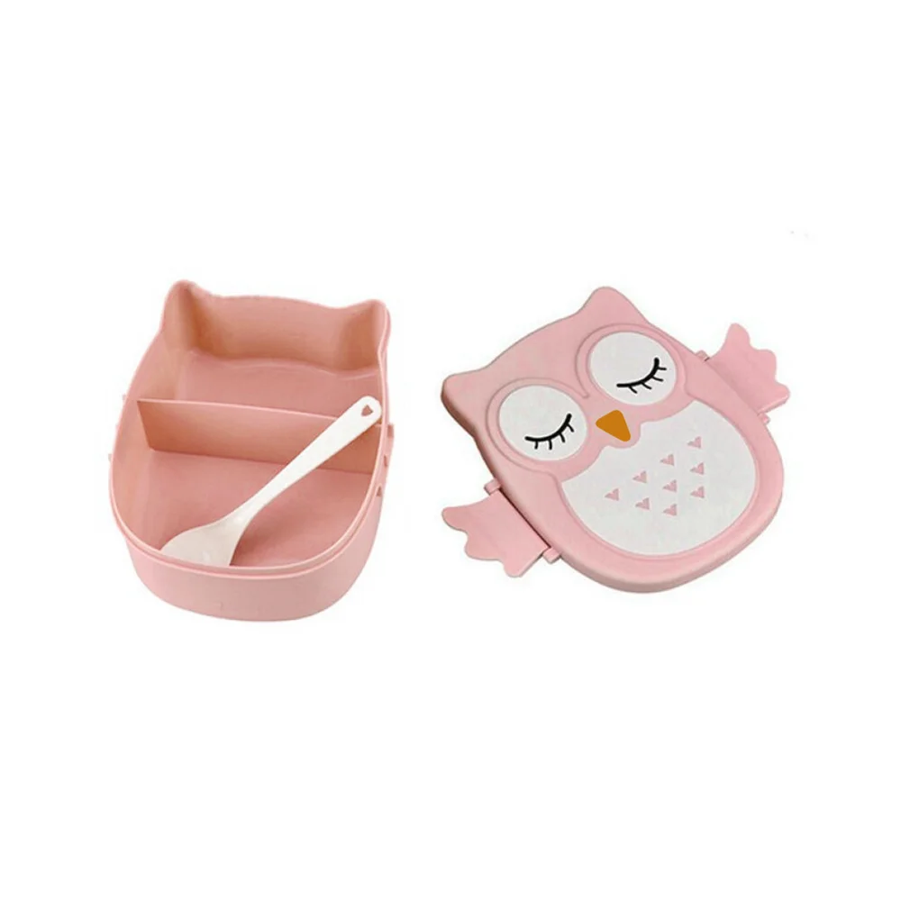 1~5PCS Urijk Owl Lunch Box Bento Box Portable Food Container For School Kids Child Student Food Storage Box Portable Outdoor images - 6