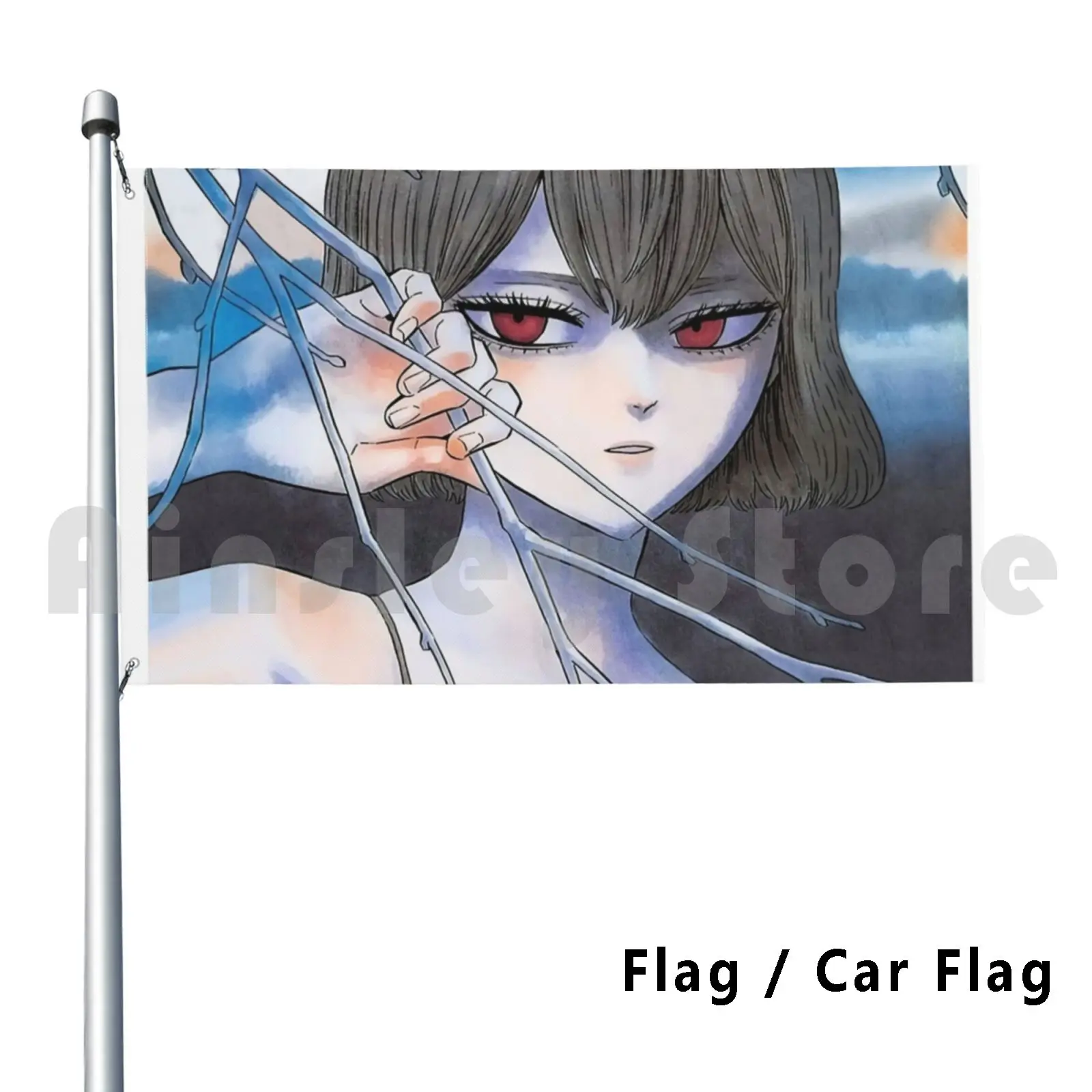 Secre Outdoor Decor Flag Car Flag Black Clover Japanese Anime Manga Grimoire Asta Yuno Noelle Yami Mimosa Nero