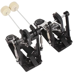 SLADE Drums Kit Pedal Double Sides Chains Drive Foot Kick Assist Tools Drum Pedal Drumming Hammer Percussion Instrument Parts