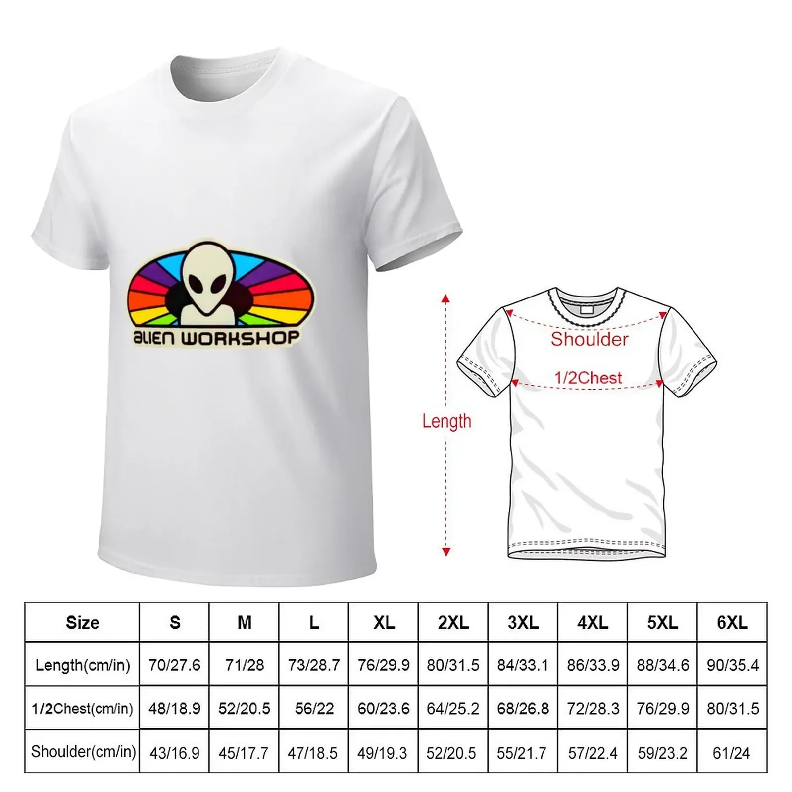 popular alien workshop colorful logo Essential T-Shirt tees cute tops mens t shirts pack