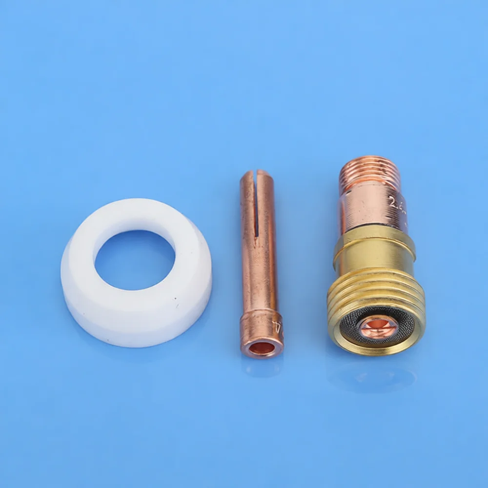 For ZhengTongDa TIG Torch Accessory Kit Pyrex Cup Gas Lens Collet Body WP17 WP18 WP26 Welding Tool High Temperature Resistant