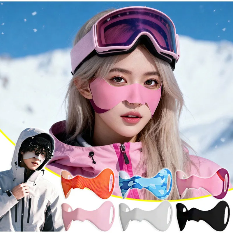New Winter Ski Anti Frost Nose Patch Warm Face Mask Windproof Cold Protection Soft Skin Friendly Cycling Outdoor Thermal Cover